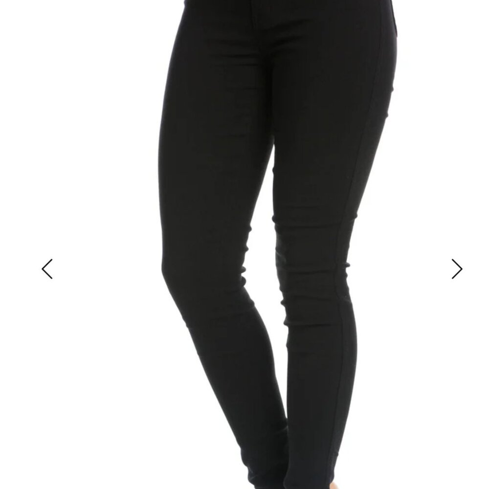 Black high waist skinny jeans
